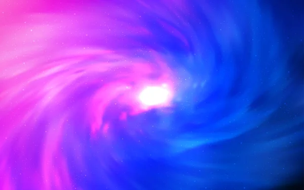 ライトピンク 乳白色の方法の星とブルーベクトルテクスチャ 明るい天文学者の星と輝く色のイラスト 未来的な広告 小冊子のパターン — ストックベクタ
