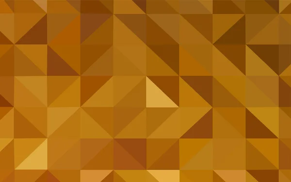 Светло Оранжевый Вектор Абстрактный Мозаичный Фон Сияющая Многоугольная Иллюстрация Состоящая — стоковый вектор