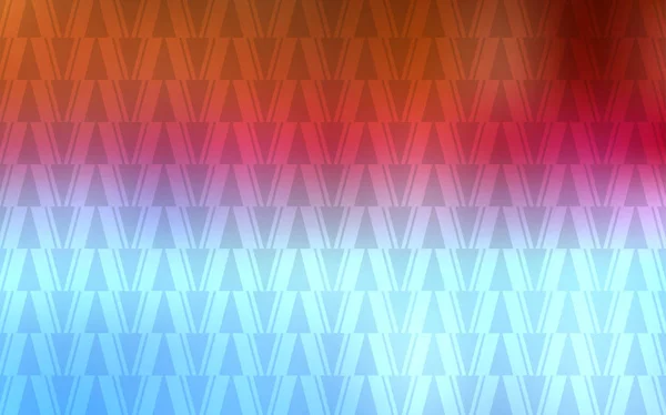 ライトブルー 多角形のスタイルを持つ赤いベクトル パターン カラフルな三角形で現代の抽象的なイラスト あなたの広告のためのスマート デザイン — ストックベクタ