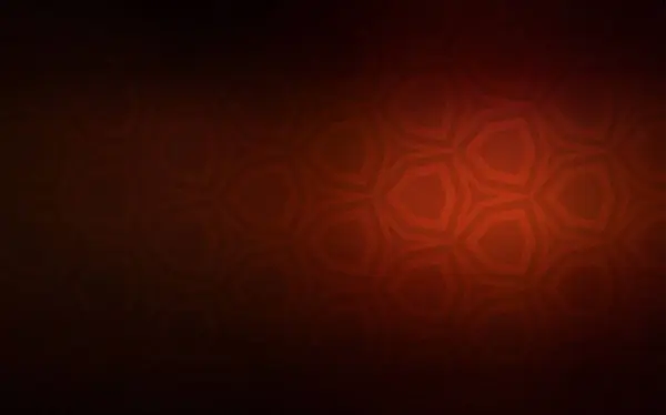 Темно Красная Векторная Компоновка Шестиугольными Вставками Размытый Фон Цветными Шестиугольниками — стоковый вектор