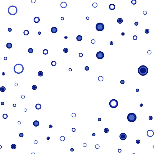 Světle Modrý Vektor Bezproblémové Rozložení Pomocí Kruhových Obrazců Abstraktní Obrázek — Stockový vektor