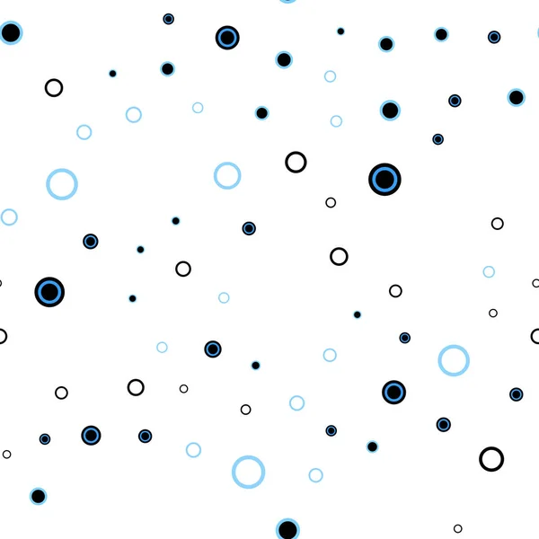 Világos Kék Vektor Zökkenőmentes Hátteret Pöttyökkel Csillogó Elvont Illusztrációja Homályos — Stock Vector