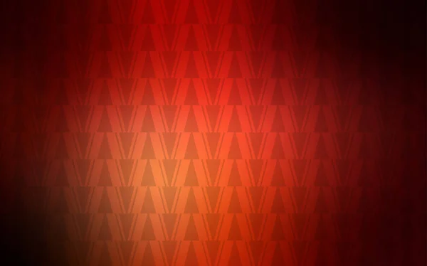 多角形のスタイルを持つ暗いオレンジ色ベクトル パターン 自然スタイルで三角形で美しいイラスト あなたの広告のためのスマート デザイン — ストックベクタ