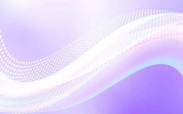 Світло Фіолетовий Векторний Фон Бульбашками Лініями Дизайн Єднанням Точок Ліній — стоковий вектор