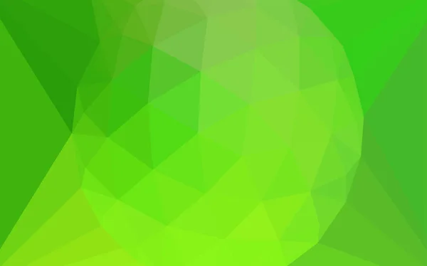 Ελαφρύ Πράσινο Διάνυσμα Λάμπει Τριγωνική Διάταξη Ένα Κόσμημα Ένα Κέντρο — Διανυσματικό Αρχείο