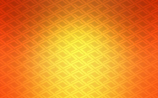 多角形的浅橙色矢量覆盖 抽象风格的装饰设计 带有矩形 适用于着陆页的现代模板 — 图库矢量图片