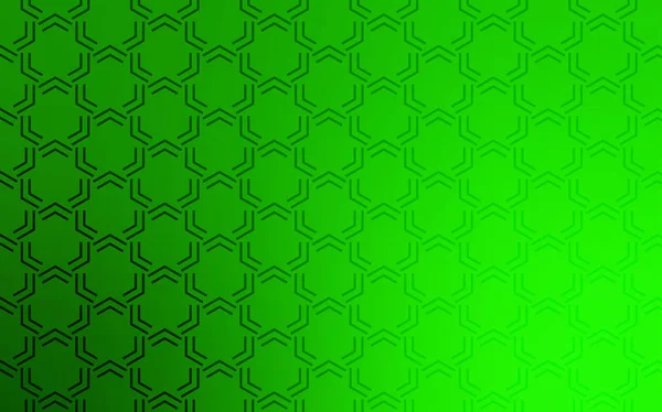 Hellgrüne Vektortextur Mit Farbigen Linien Linien Auf Verschwommenem Abstrakten Hintergrund — Stockvektor