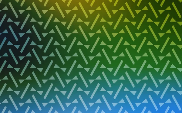 Hellblauer Grüner Vektorbezug Mit Polygonalem Stil Abstrakte Gradienten Illustration Mit — Stockvektor