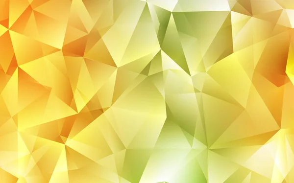 Hellgrüne Gelbe Vektorstruktur Dreieckigen Stil Illustration Mit Einer Reihe Von — Stockvektor