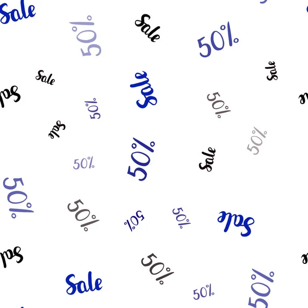 Темно Синий Безглазый Фон Признаками Продаж Иллюстрация Знаками Продаж Абстрактному — стоковый вектор