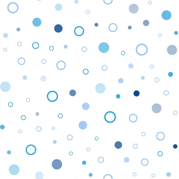 Fondo Inconsútil Vector Azul Oscuro Con Burbujas Ilustración Abstracta Moderna — Vector de stock