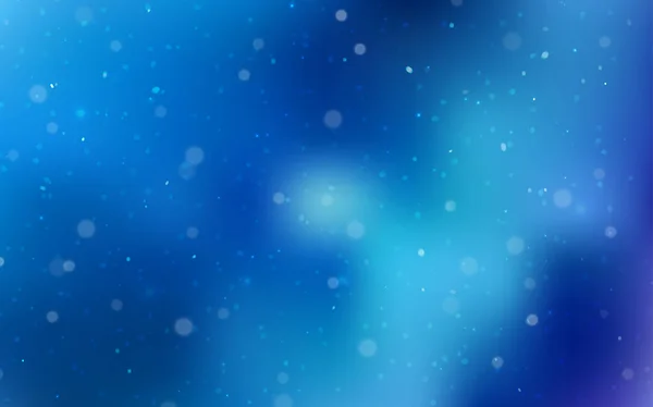 Modèle Vectoriel Bleu Clair Avec Flocons Glace Illustration Brillante Décorative — Image vectorielle