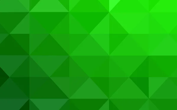 光緑ベクトル多角形テンプレート 三角形の抽象的なスタイルにカラフルなイラスト あなたのビジネスのためのブランドの新しいデザイン — ストックベクタ