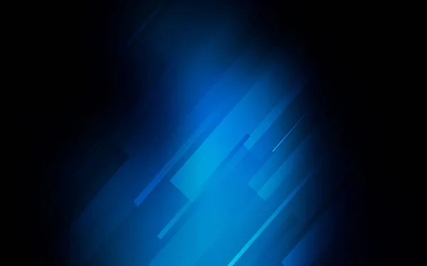 Dark Blue Vector Template Repeated Sticks Lines Blurred Abstract Background — Stock Vector