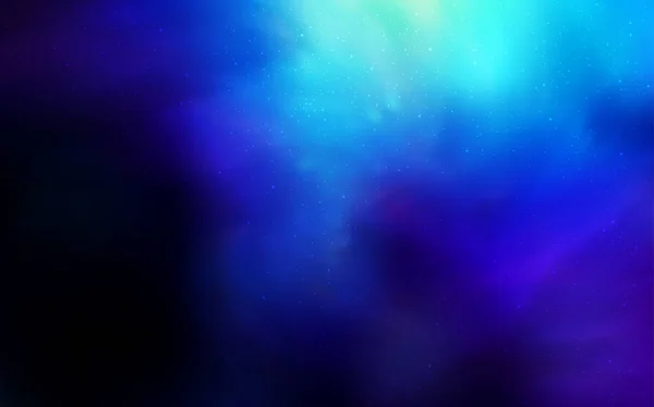 Темний Векторний Фон Blue Зірками Галактик Сучасна Абстрактна Ілюстрація Зірками — стоковий вектор