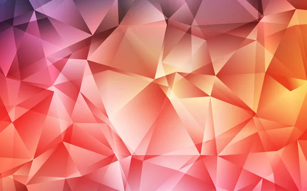 ライトブルー ライン トライアングルと赤いベクトル背景 カラフルな三角形で現代の抽象的なイラスト ポスター バナーに最適なデザイン — ストックベクタ
