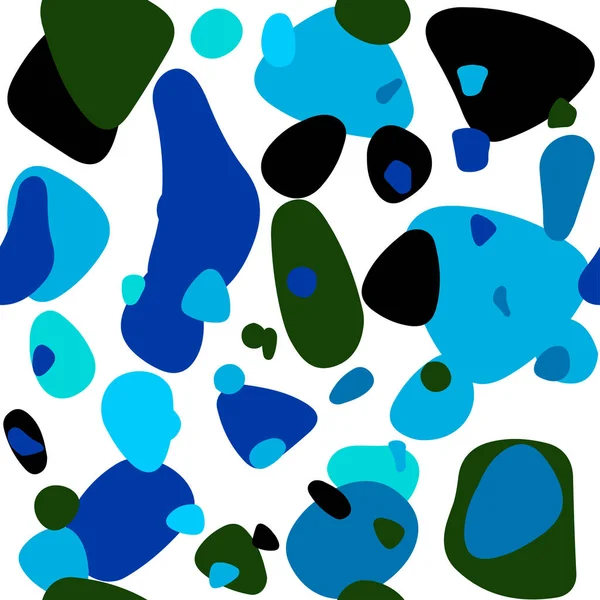 Світло Блакитний Зелений Вектор Безшовний Фон Бульбашками Блискуча Абстрактна Ілюстрація — стоковий вектор