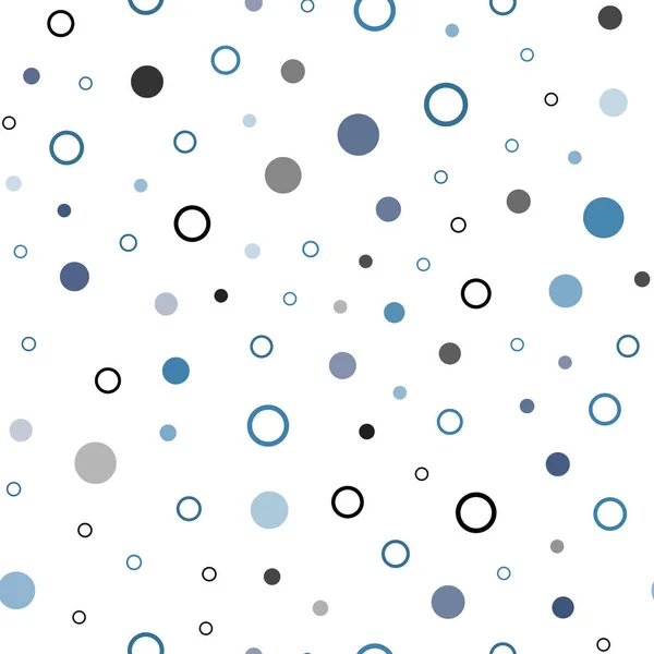 Licht Blauwe Vector Naadloze Achtergrond Met Bubbels Wazig Bubbels Abstracte — Stockvector