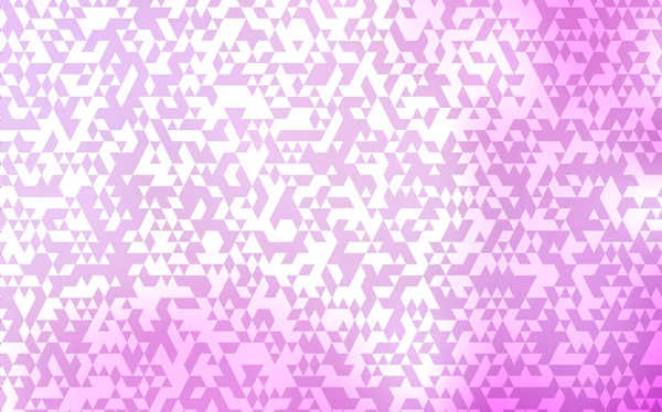 Світло Рожева Векторна Текстура Трикутному Стилі Декоративний Дизайн Абстрактному Стилі — стоковий вектор