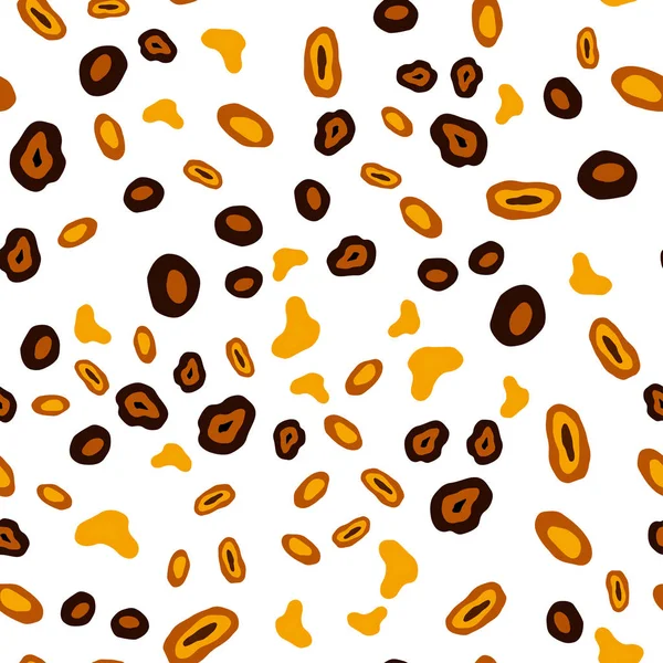 Couverture Sans Couture Vectorielle Orange Foncé Avec Des Taches Bulles — Image vectorielle