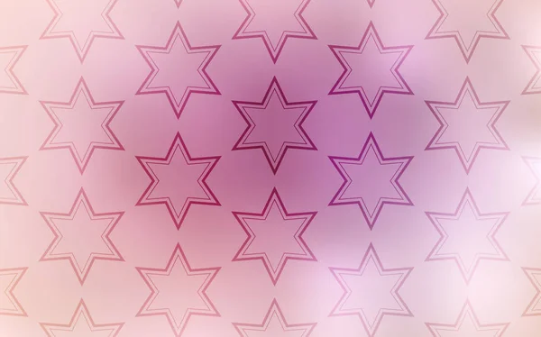 Fondo Vectorial Rosa Claro Con Estrellas Colores Ilustración Colores Brillantes — Vector de stock