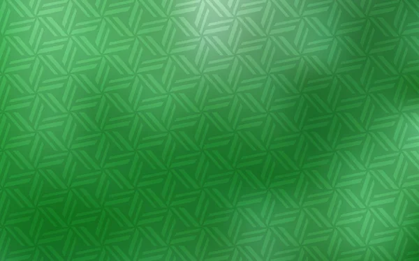 Hellgrüne Vektorhülle Polygonalen Stil Abstrakte Gradienten Illustration Mit Dreiecken Muster — Stockvektor