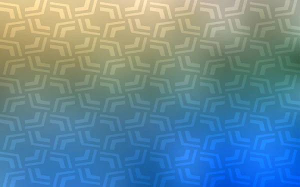 Светло Голубой Зеленый Векторный Фон Лавой Совершенно Новая Цветная Иллюстрация — стоковый вектор
