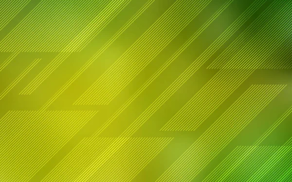 Jasnozielony Żółty Układ Wektora Płaskimi Liniami Świecąca Kolorowa Ilustracja Ostrymi — Wektor stockowy