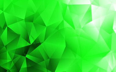 Işık yeşil vektör zemin çizgili, üçgenler. Glitter soyut resim üçgen şekiller ile. Şablon arka plan olarak kullanılabilir.