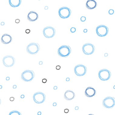 Hafif mavi vektör disklerle sorunsuz doku. Modern Soyut illüstrasyon renkli su ile bırakır. Desen doku duvar kağıdı olarak kullanılabilir.