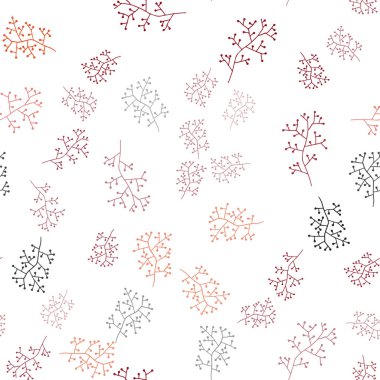 Koyu kırmızı sorunsuz doğal zemin dalları ile vektör. İllüstrasyon soyut şablonundaki karalamalar ile. Kartvizit, Web siteleri için şablon.