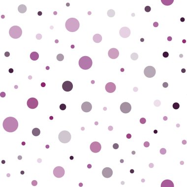 Koyu pembe daire şekilleriyle birlikte sorunsuz düzen vektör. İllüstrasyon renkli soyut daireler parlayan ayarlanmış. Desen tasarım pencere panjur, perdeler.