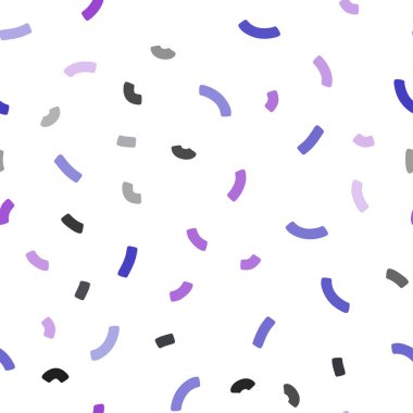 Koyu pembe, mavi bükülmüş şerit ile sorunsuz arka plan vektör. Bir belirsiz sirkumfleks soyut örnek gradyan ile. İş tasarımınız için desen.