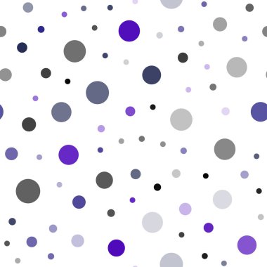 Koyu pembe, mavi noktalı sorunsuz zemin vektör. Bulanık daireler doğa tarzı ile güzel renkli resimde. Tekstil, kumaş, duvar kağıtları için tasarım.