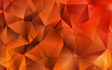 Işık kırmızı vektör doku üçgen tarzı. Üçgen doğa tarzı ile güzel illüstrasyon. İşletme reklam, kitapçıklar, broşürler için desen