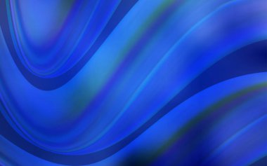 Hafif mavi vektör şablon bükülmüş şeritler. Degrade çizgiler ile renkli soyut resimde. İş tasarımınız için tamamen yeni bir şablon.