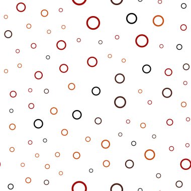 Koyu yeşil, kırmızı daire şekilleriyle birlikte sorunsuz düzen vektör. Bulanık daireler doğa tarzı ile güzel renkli resimde. Marka kitap tamamen yeni şablon.