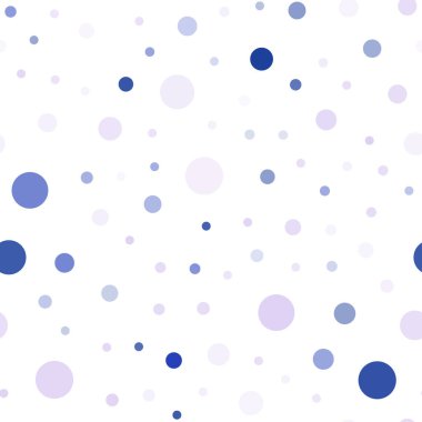 Koyu pembe, mavi noktalar ile sorunsuz kapak vektör. İllüstrasyon renkli soyut daireler parlayan ayarlanmış. Desen tasarım pencere panjur, perdeler.