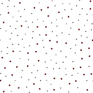 Koyu kırmızı vektör küreler ile seamless modeli. Kabarcıkları ile soyut tarzda bulanık dekoratif tasarım. Duvar kağıdı, kumaş üreticileri için modaya uygun bir tasarım.