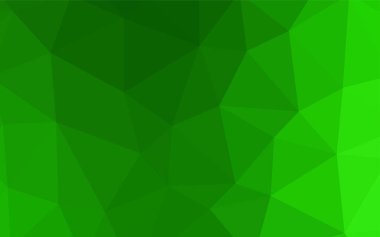 Işık yeşil vektör degrade üçgenler doku. Çokgen şekilleri ile bir örnek. İş tasarımınız için yeni stil.