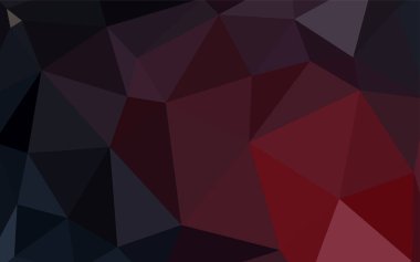 Koyu kırmızı parlayan üçgen düzen vektör. Üçgenler ile modern soyut resim. Cep telefonu arka plan için şablon.