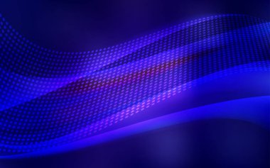 Noktalar, çizgiler ile koyu mavi vektör kapak. Üçgen yapısı ile soyut tarzda dekoratif tasarım. Desen tasarım pencere panjur, perdeler.