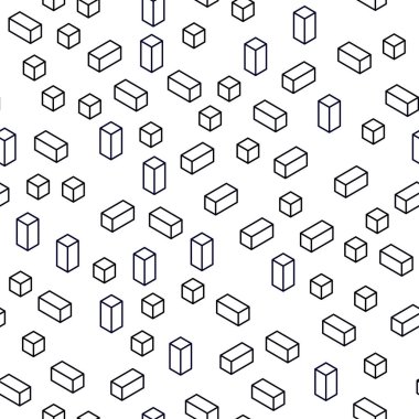 Koyu mavi rhombus kesintisiz, izometrik şablonuyla vektör. Dikdörtgenler ile soyut degrade illüstrasyon. Kartvizit, Web siteleri için şablon.