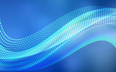 Daire, üçgen ışık mavi vektör şablonu. Renkli resimde daire ve çizgili fütüristik tarzı. Tasarım, iş reklam için.