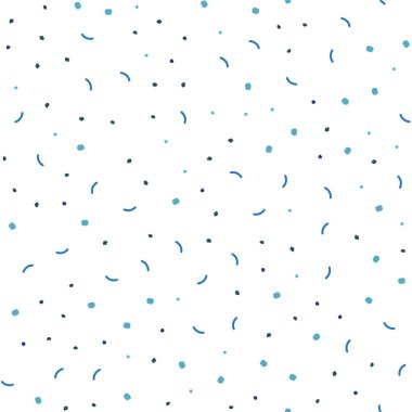 Hafif mavi vektör sorunsuz zemin noktalar ve çizgiler ile. Renkli resimde daire ve çizgili fütüristik tarzı. Tekstil, kumaş, duvar kağıtları için tasarım.