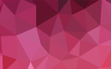 Hafif pembe vektör degrade üçgenler desen. Gradyan ile zarif parlak poligonal illüstrasyon. Desen için bir marka kitabın zemin.