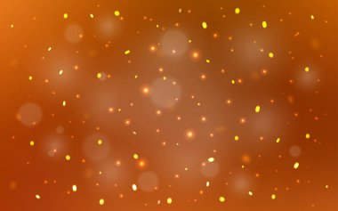 Noel kar taneleri ile ışık turuncu vektör desen. Bulanık arka plan gradyan ile kar. Desen yıl yeni Web siteleri için kullanılabilir.