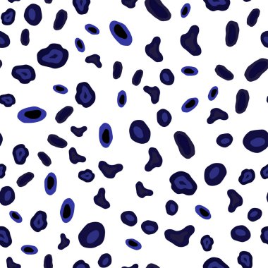 Koyu mor vektör küreler ile seamless modeli. Kabarcıkları ile soyut tarzda bulanık dekoratif tasarım. Duvar kağıdı, kumaş üreticileri için modaya uygun bir tasarım.