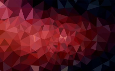 Koyu kırmızı vektör Çokgen soyut düzeni. Üçgen geometrik örnek gradyan ile. İş tasarımınız için yeni stil.