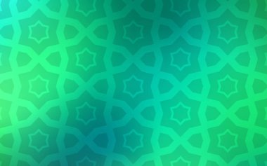 Güzel yıldızlı açık yeşil vektör dokusu. Yıldızlı modern geometrik soyut çizim. Reklamınız, posteriniz, afişiniz için en iyi tasarım.